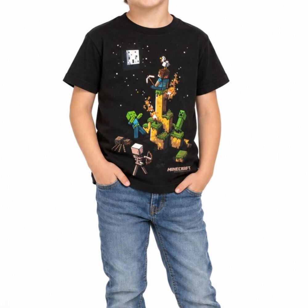 🔥 5 for $30 🔥 Old Navy Boys Minecraft Short Sleeve T-Shirt | XS 5T